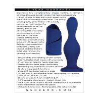 Gender X In's & Out's Vibrator Duo Blue