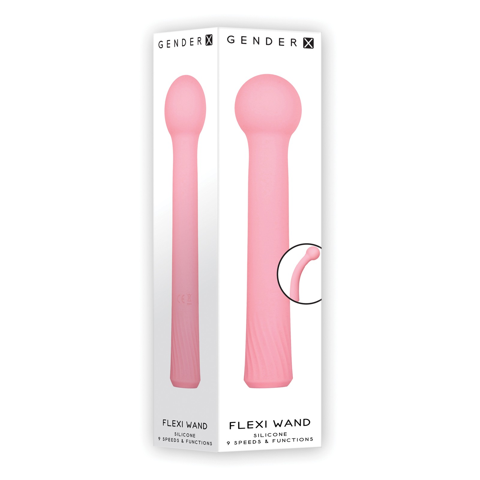 Gender X Pink Flexi Wand Powerful Vibrator