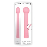 Gender X Pink Flexi Wand Powerful Vibrator