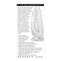 Dildo Dualístico Gender X Transparente