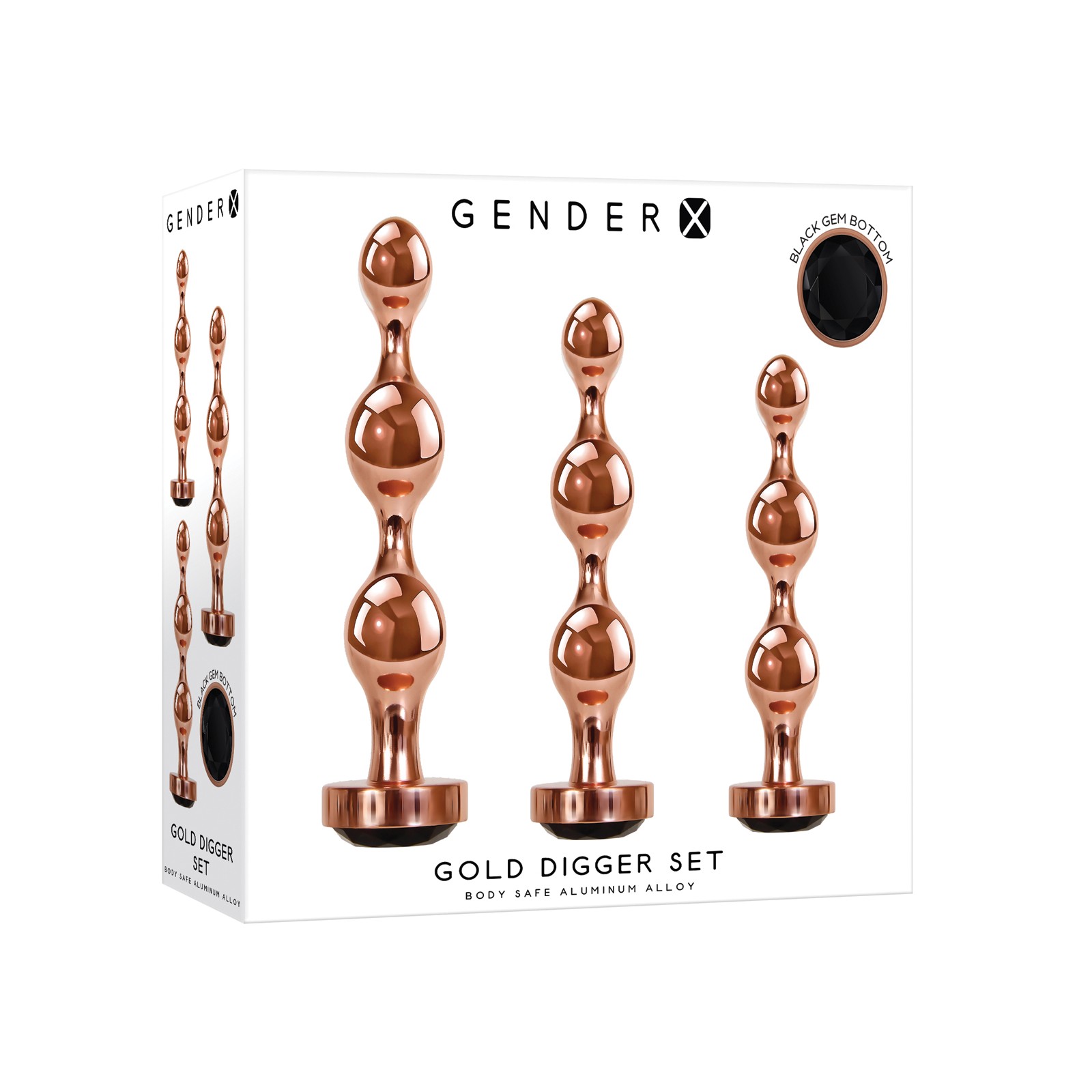 Gender X Gold Digger Plug Set