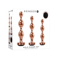 Gender X Gold Digger Plug Set