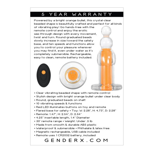 Gender X Orange Dream Clear/Orange