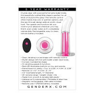 Vibrador Gender X Pink Paradise - Transparente/Rosa