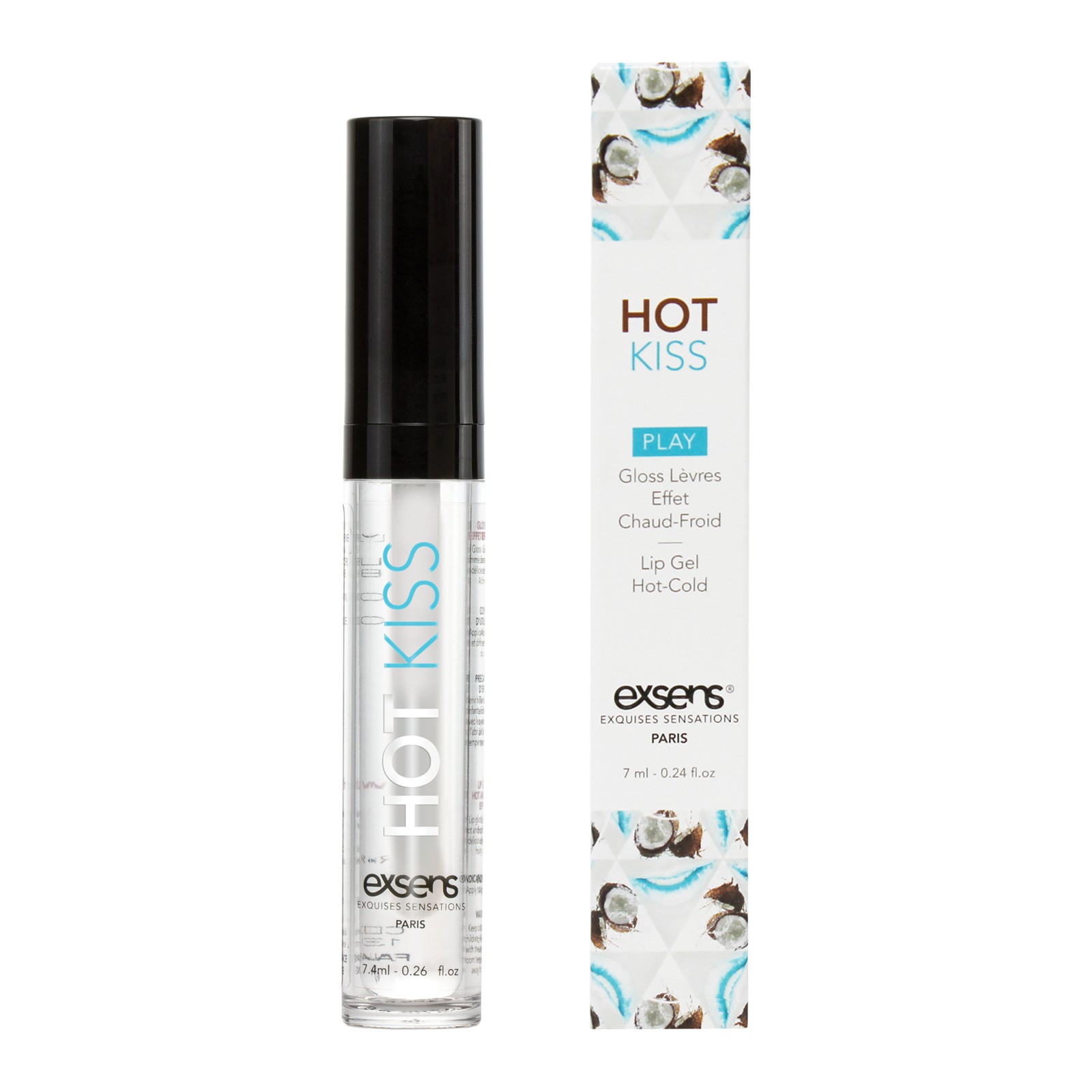 Brillo Labial EXSENS de Coco Hot Kiss para Momentos Íntimos