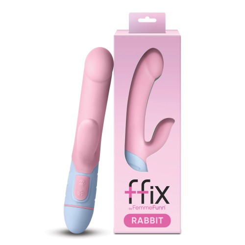 Femme Funn Ffix Rabbit Vibrator Pink Blue