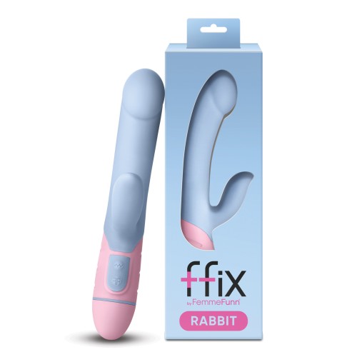 Femme Funn Ffix Rabbit Vibrator - Blue/Pink