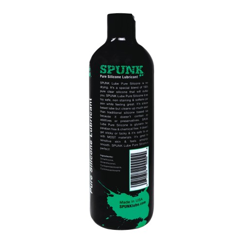 Lubricante de Silicona Pura Spunk - 16 oz