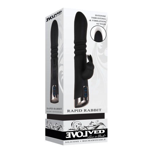 Vibrador Dual con Movimiento Evolved Rapid Rabbit para Placer