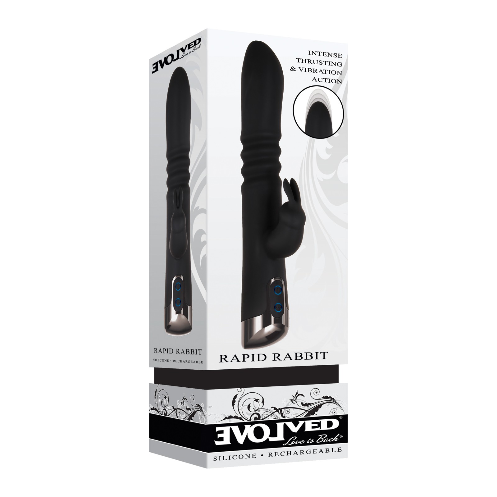 Vibrador Dual con Movimiento Evolved Rapid Rabbit para Placer