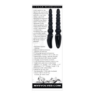 Evolved Magic Stick Beaded Vibrator Black - Intensify Pleasure