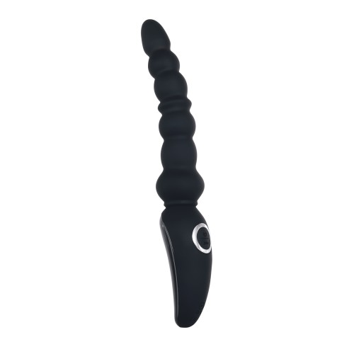 Evolved Magic Stick Beaded Vibrator Black - Intensify Pleasure