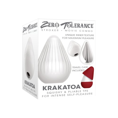 Masturbador Zero Tolerance Krakatoa - Blanco