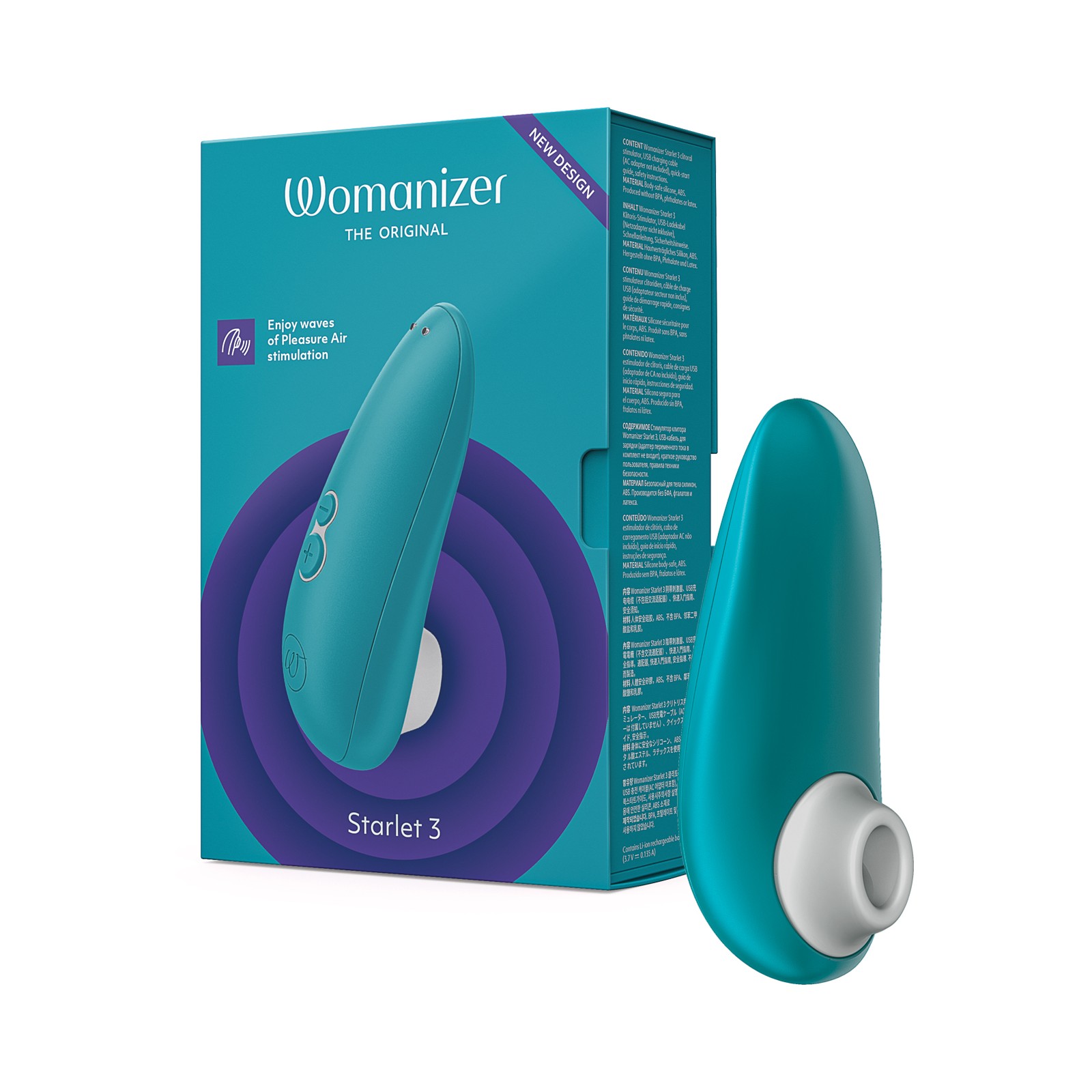 Estimulador Clitorial Womanizer Starlet 3 - Turquesa