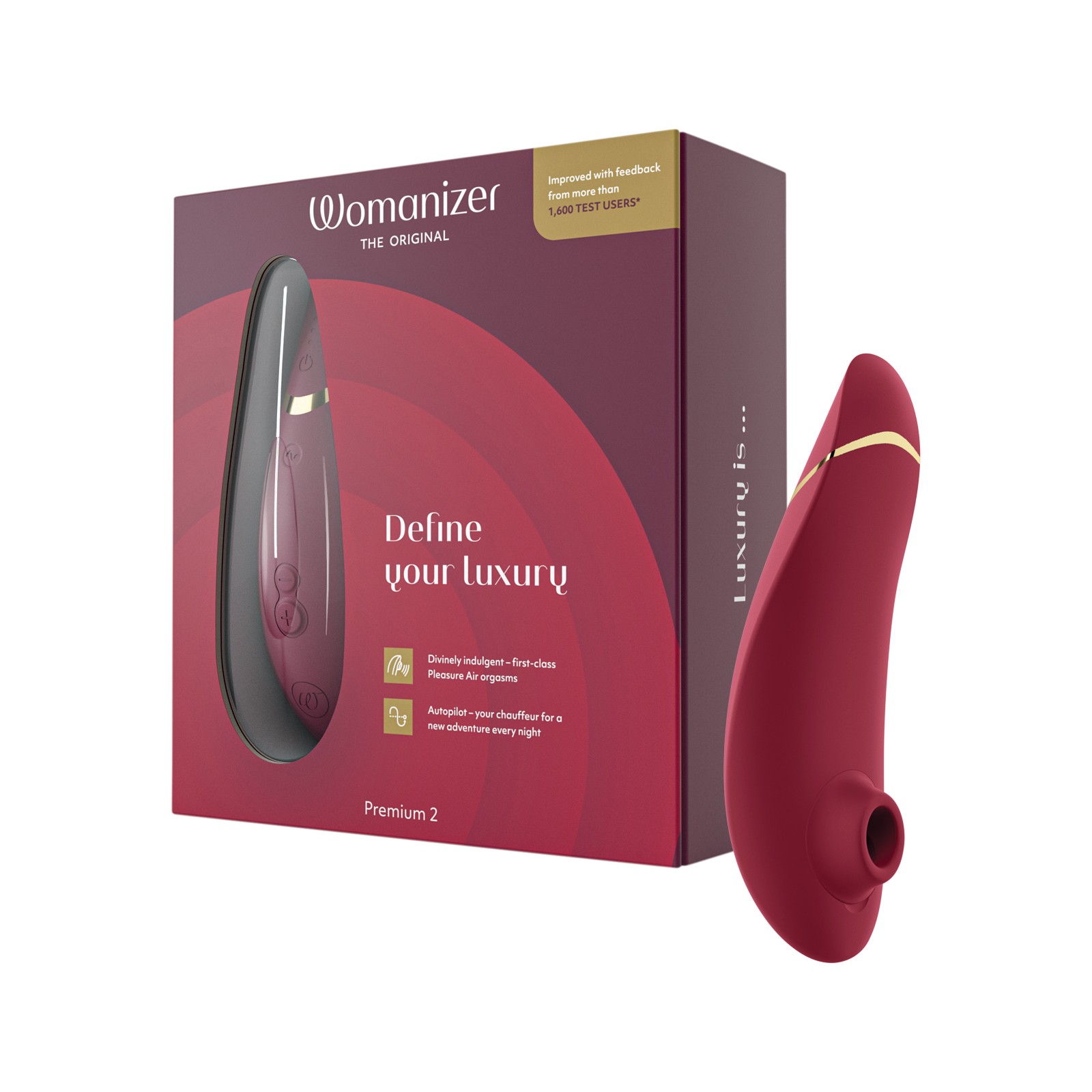 Womanizer Premium 2 Bordeaux