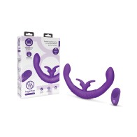 Together Female Intimacy Vibe with Remote - Purple Couples Toy