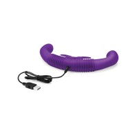 Together Female Intimacy Vibe with Remote - Purple Couples Toy