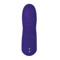 Dioni Vibrador de Dedo Llevable - Púrpura Oscuro