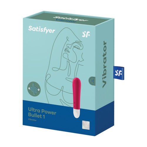 Satisfyer Ultra Power Bullet 1 Red Vibrator for Thrilling Pleasure