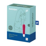 Vibrador Satisfyer Ultra Power Bullet 1 Rojo para Placer Emocionante