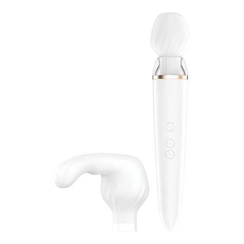 Satisfyer Double Wand-er Massager - White