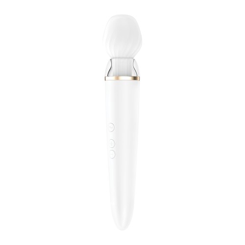 Satisfyer Double Wand-er Massager - White