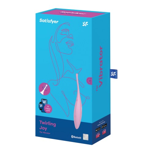 Estimulador Clitoriano Satisfyer Twirling Joy - Rosa