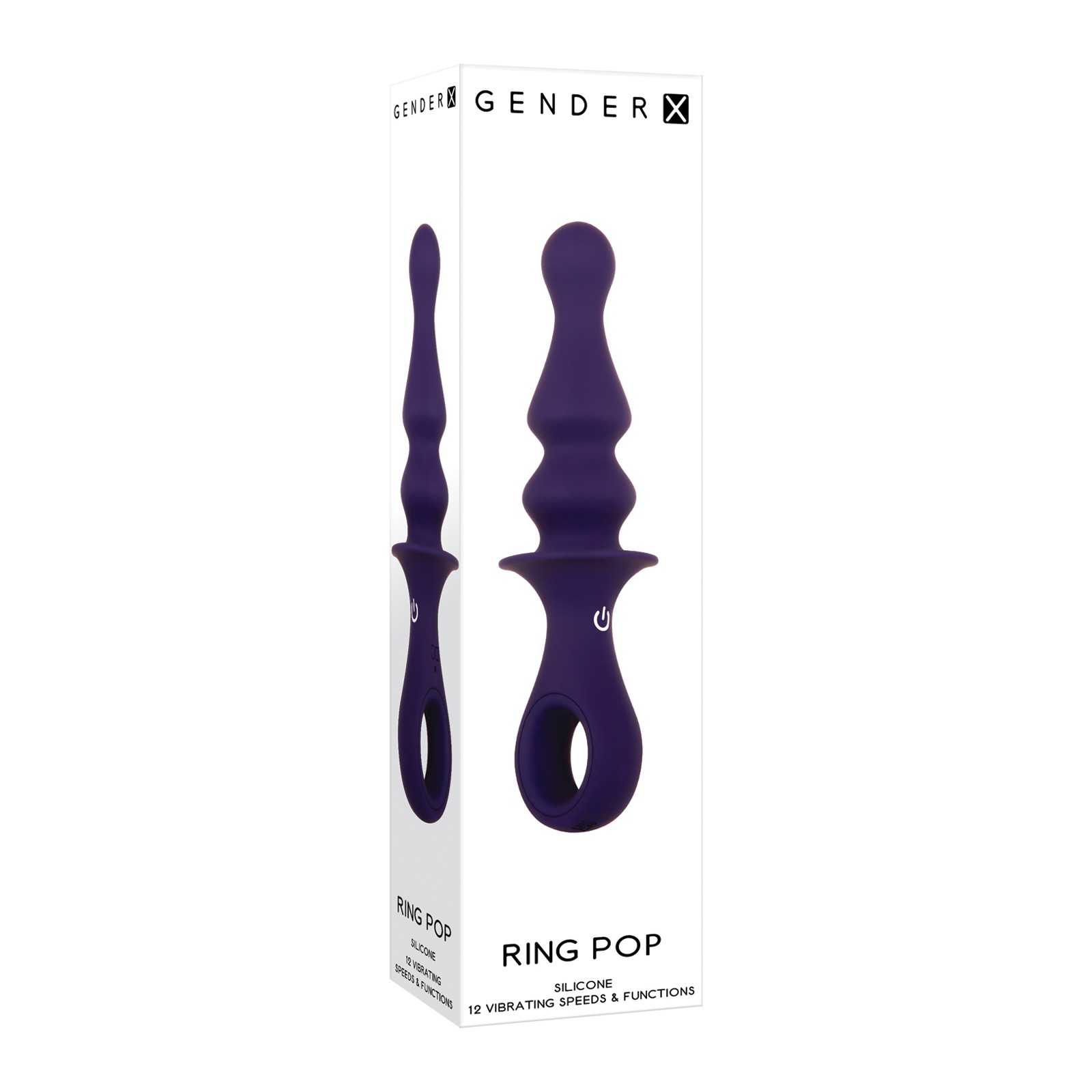 Gender X Ring Pop Vibrating Plug for Exploration