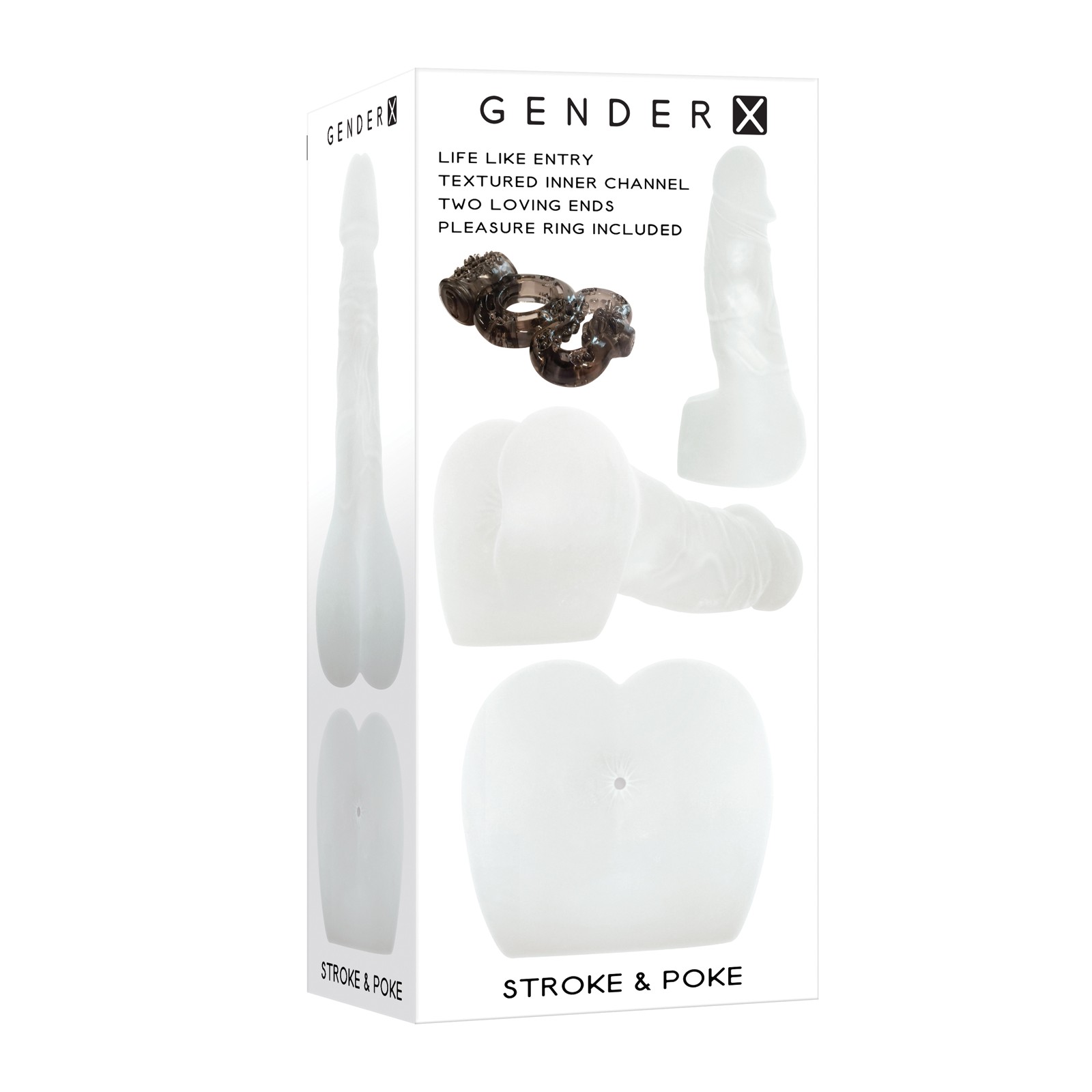 Stroker Transparent Gender X para Placer Aumentado