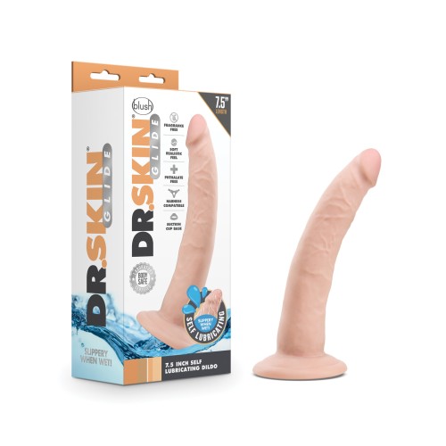 Dildo Auto-Lubricante Dr. Skin Glide 7.5"