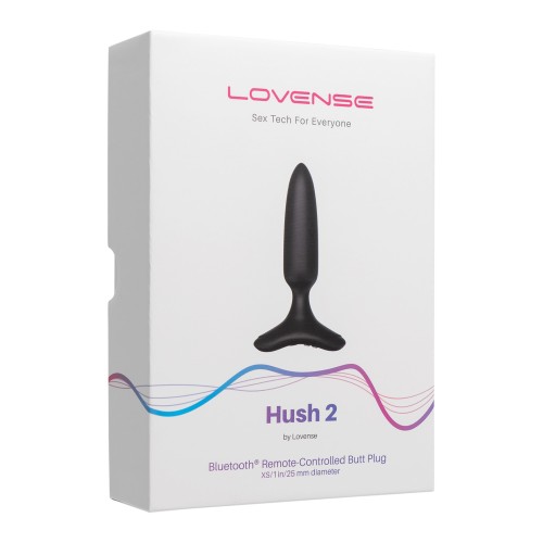 Plug Anal Lovense Hush 2 Negro