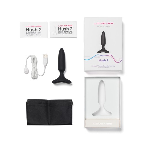 Lovense Hush 2 Butt Plug Black