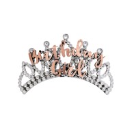 Rose Gold Birthday Girl Tiara - Celebrate in Style