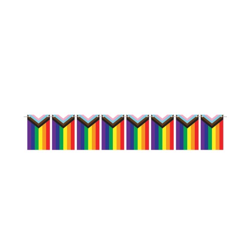 Pride Flag Pennant Streamer by Beistle