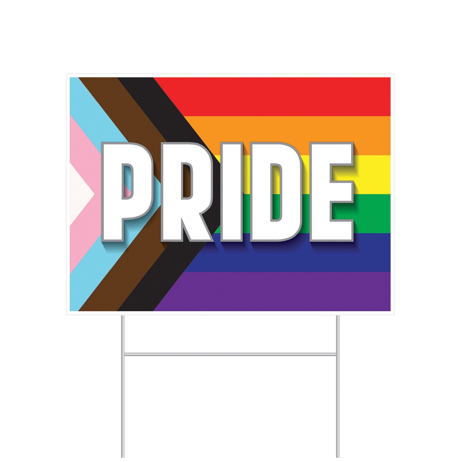 Plastic Pride Yard Sign