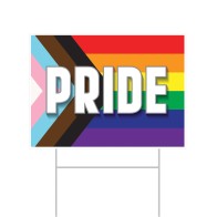 Plastic Pride Yard Sign