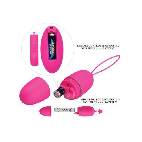 Huevo Vibrador a Batería Pretty Love Selkie Fucsia