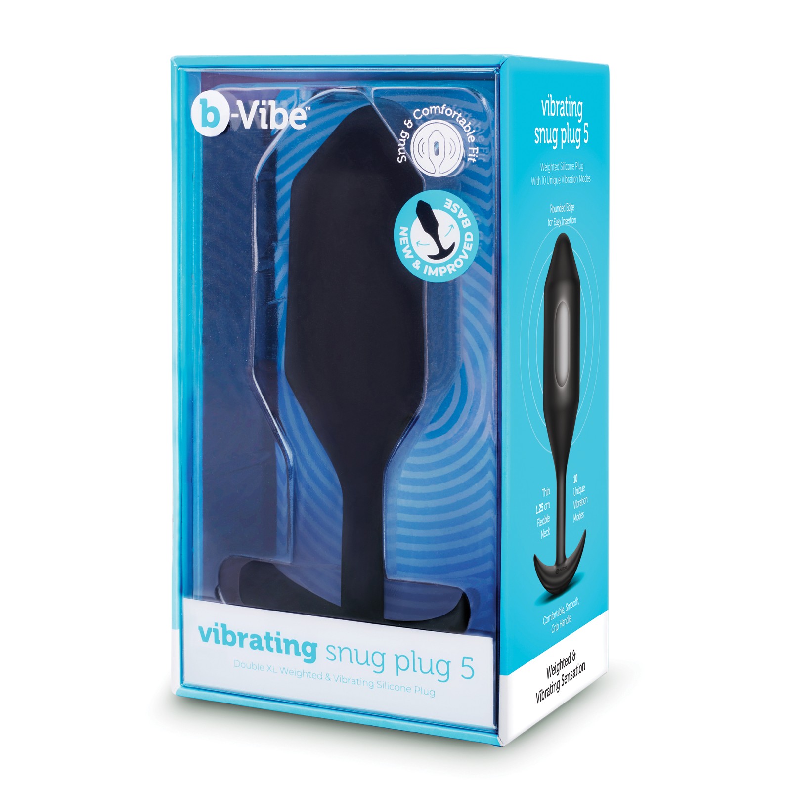 b-Vibe Plug Vibrante Ajustado - La Mejor Experiencia Anal