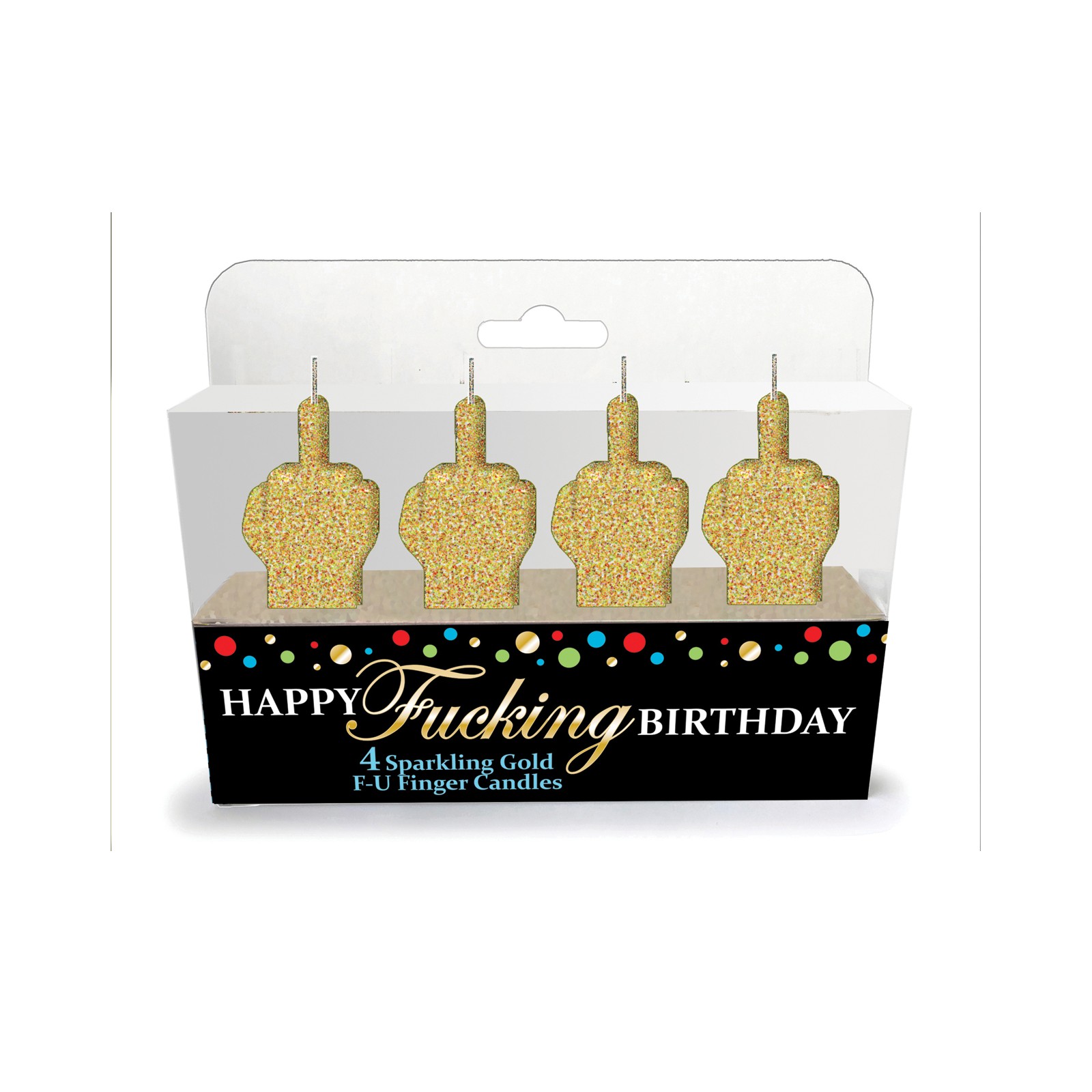 Happy Birthday FU Candle Set for Fun Celebrations