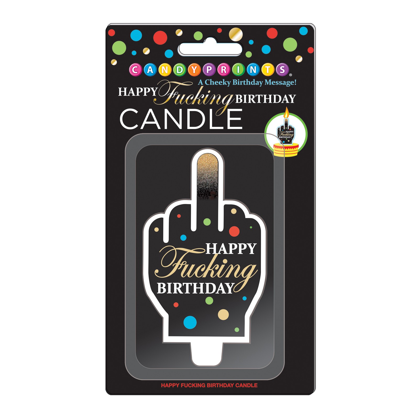 Happy Fucking Birthday Large FU Candle