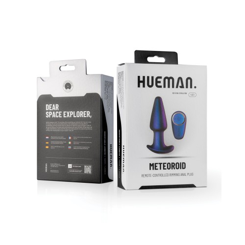 Hueman Meteoroid Rimming Anal Plug - Purple - Adult Toy