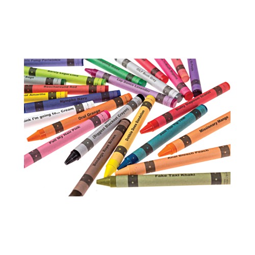 Pack de Crayones Ofensivos Wood Rocket