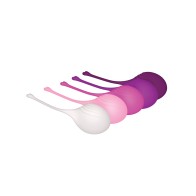 Conjunto de Bolas de Kegel Pesadas Evolved Tight & Delight Colores Surtidos