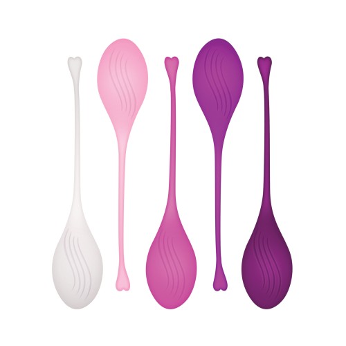 Conjunto de Bolas de Kegel Pesadas Evolved Tight & Delight Colores Surtidos