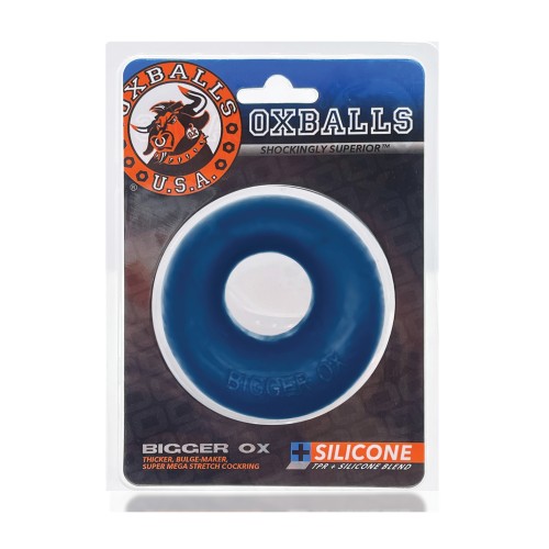 Anillo para el Pene Oxballs Bigger Ox Azul Espacial - Anillo de Placer