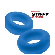 Cockrings Hunky Junk Stiffy - Teal Ice Pack de 2