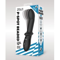 Vibrador Beaded P Spot ZOLO - Negro