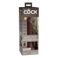 King Cock Elite 7 Inch Dual Density Vibrating Cock