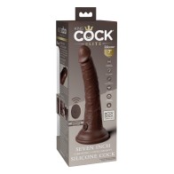 King Cock Elite 7 Inch Dual Density Vibrating Cock