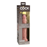 King Cock Elite 9" Cock de Silicona Densidad Doble